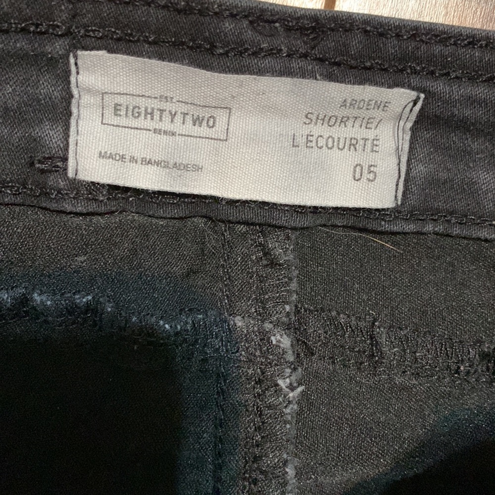 Ardene black wash shorts size 5 - Picture 3 of 5